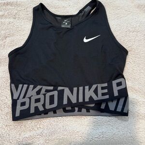 Nike black workout top